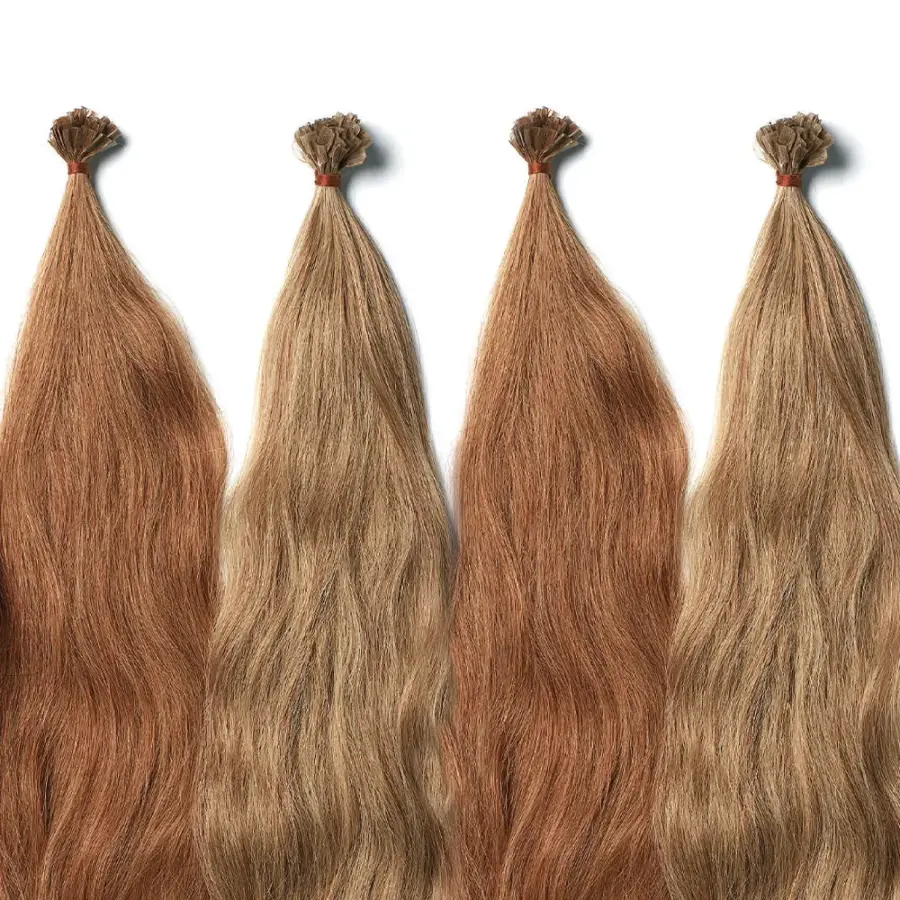 Ciocche pronte all'uso cheratina piatta mosse capelli naturali remy