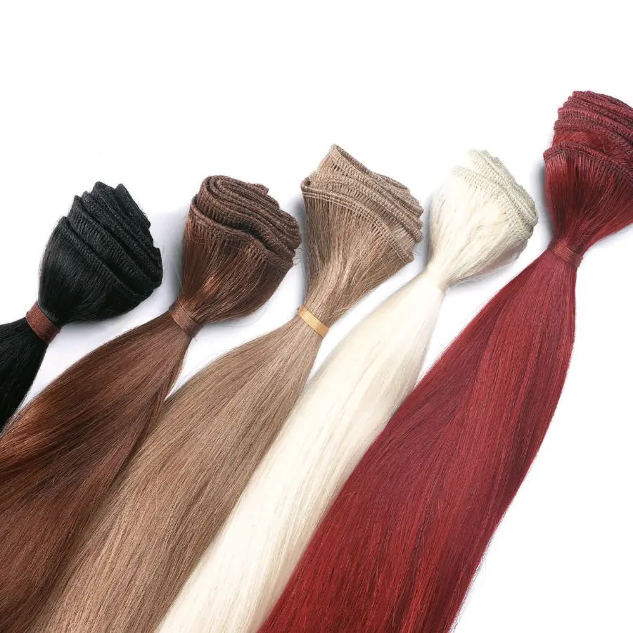 Extension a tessitura cucita con capelli naturali per un volume extra