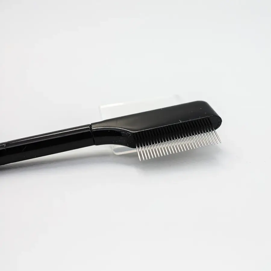 Pettine tecnico professionale per parrucchiere con denti in metallo per separazione ciocche extension